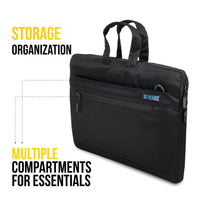 Robago Blair Black laptop sleeve-4L Material-Polyester