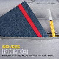 Robago Blair Grey laptop sleeve-4L Material-Polyester