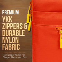 Robago Blair orange laptop sleeve-4L Material-Polyester