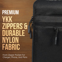 Robago Blair Black laptop sleeve-4L Material-Polyester