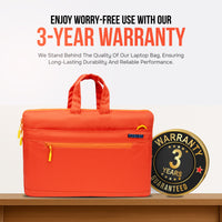 Robago Blair orange laptop sleeve-4L Material-Polyester