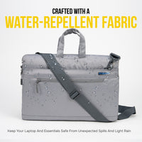 Robago Blair Grey laptop sleeve-4L Material-Polyester