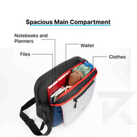Robago Knox Grey executive bag-16L Material-Polyester