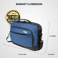 Robago Hugo Navy blue executive bag-12L Material-Polyester