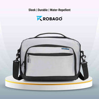 Robago Hugo Grey executive bag-12L Material-Polyester