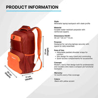Robago Challenge-24L Maroon Challenger laptop backpack Material-Polyester