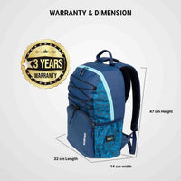 Robago Vega-21L Blue Backpack Material-Polyester