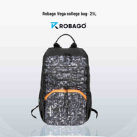 Robago Vega-21L Black Backpack Material-Polyester