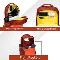 Robago Challenge-24L Maroon Challenger laptop backpack Material-Polyester