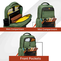 Robago Challenge-24L Green Challenger laptop backpack Material-Polyester