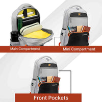 Robago Challenge-24L Grey Challenger laptop backpack Material-Polyester