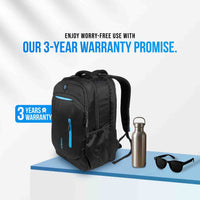 Robago Romeo-41L black Laptop backpack Material-Polyester