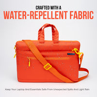 Robago Blair orange laptop sleeve-4L Material-Polyester