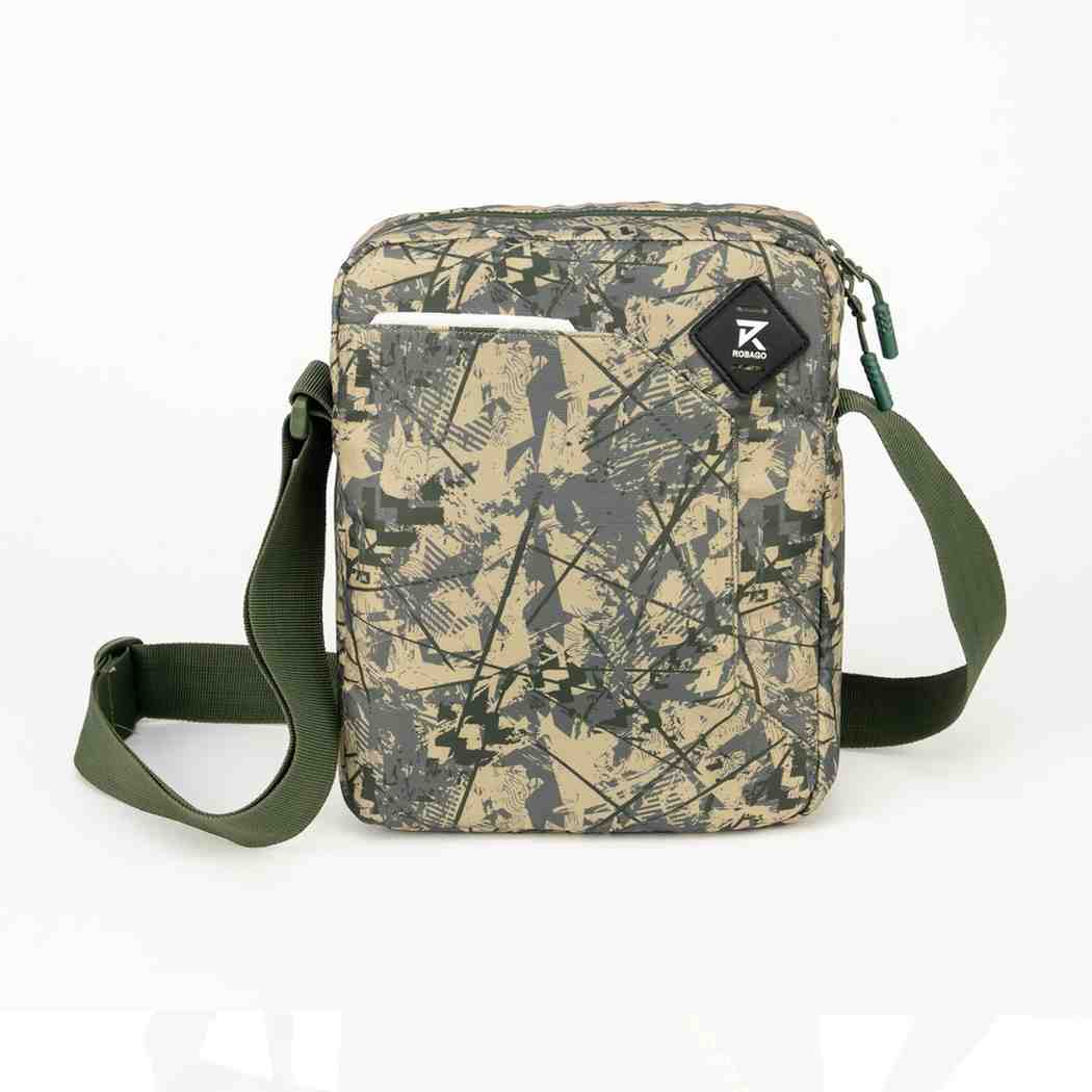 Robago Vertex 1.0 Green sling bag-4L Material-Polyester