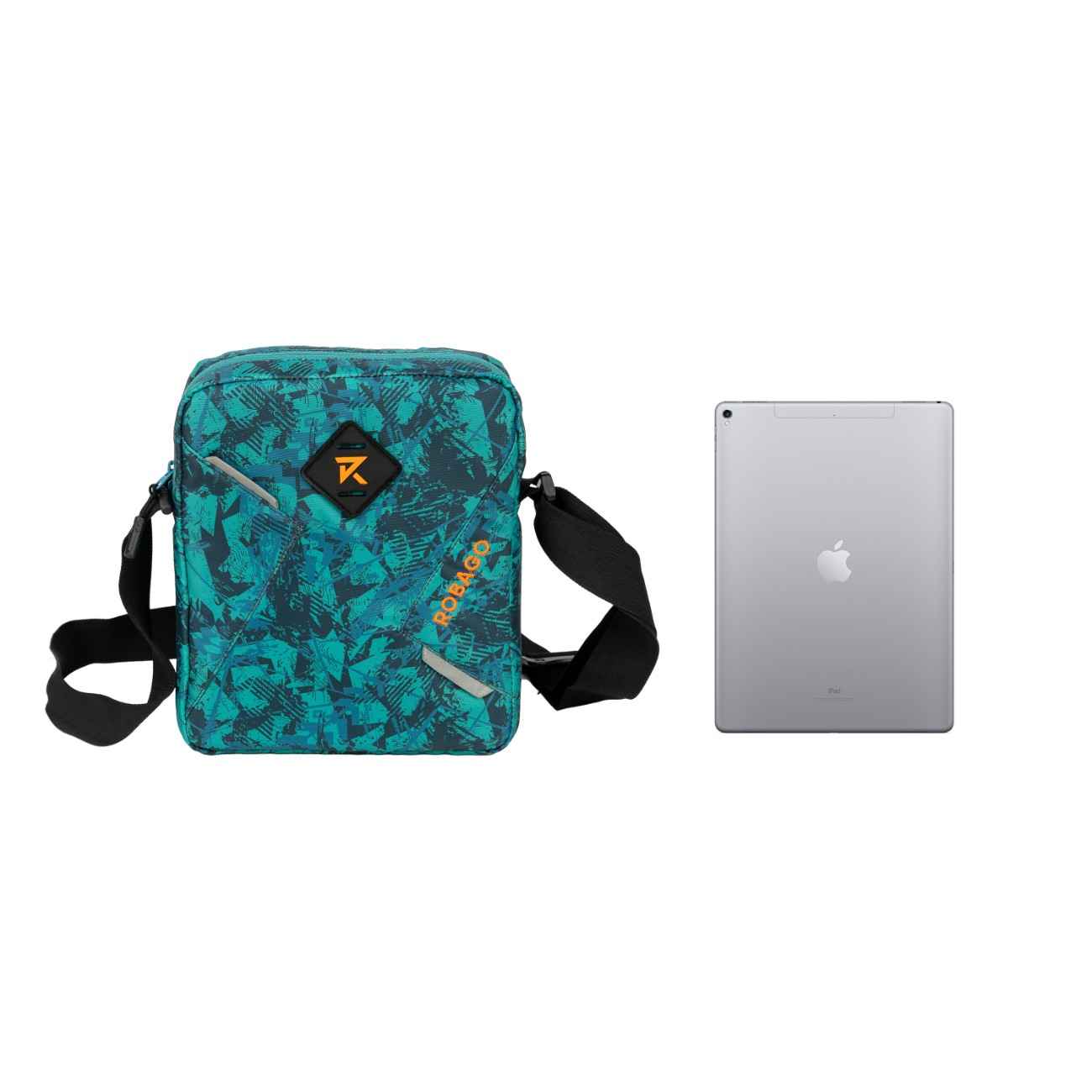 Robago Vertex 2.0 Green sling bag-6L Material-Polyester