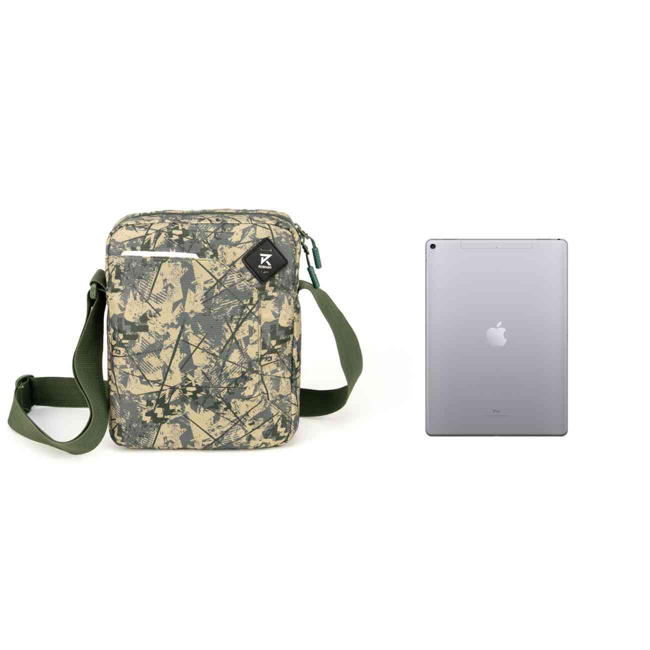 Robago Vertex 1.0 Green sling bag-4L Material-Polyester