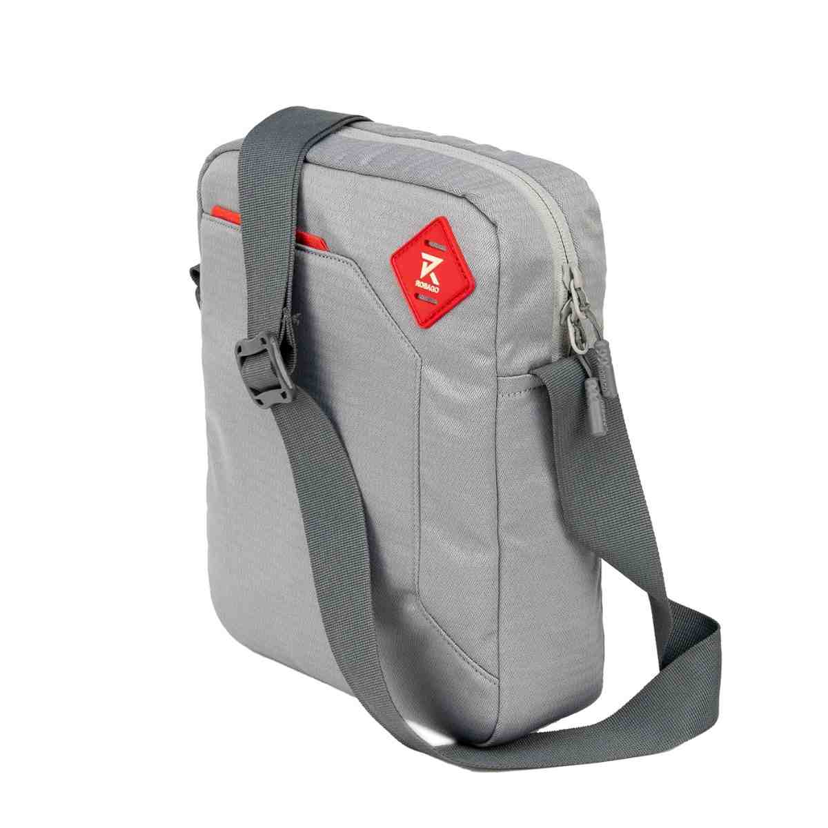 Robago Vertex 1.0 Grey sling bag-4L Material-Polyester
