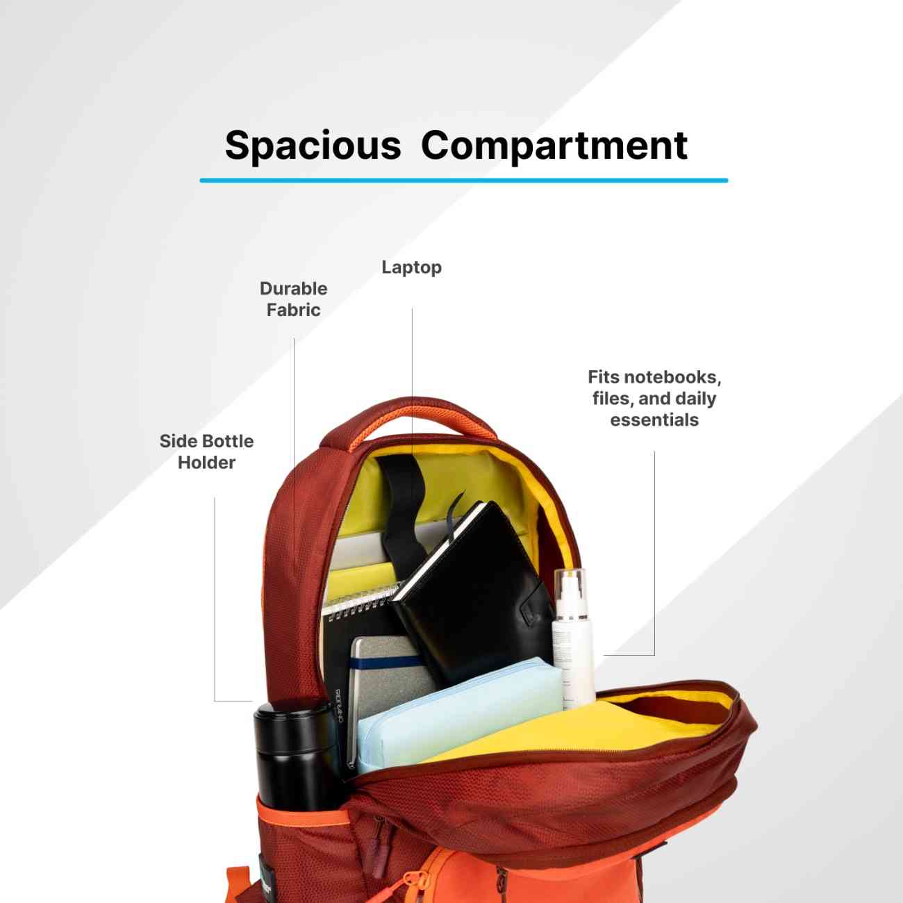 Robago Challenge-24L Maroon Challenger laptop backpack  Material-Polyester