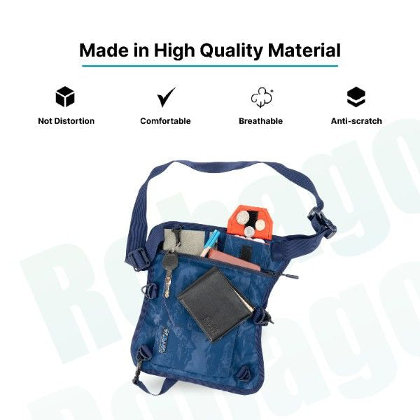 Robago Dash-5L Blue 2 in 1 Sling bag Mateial-Polyester