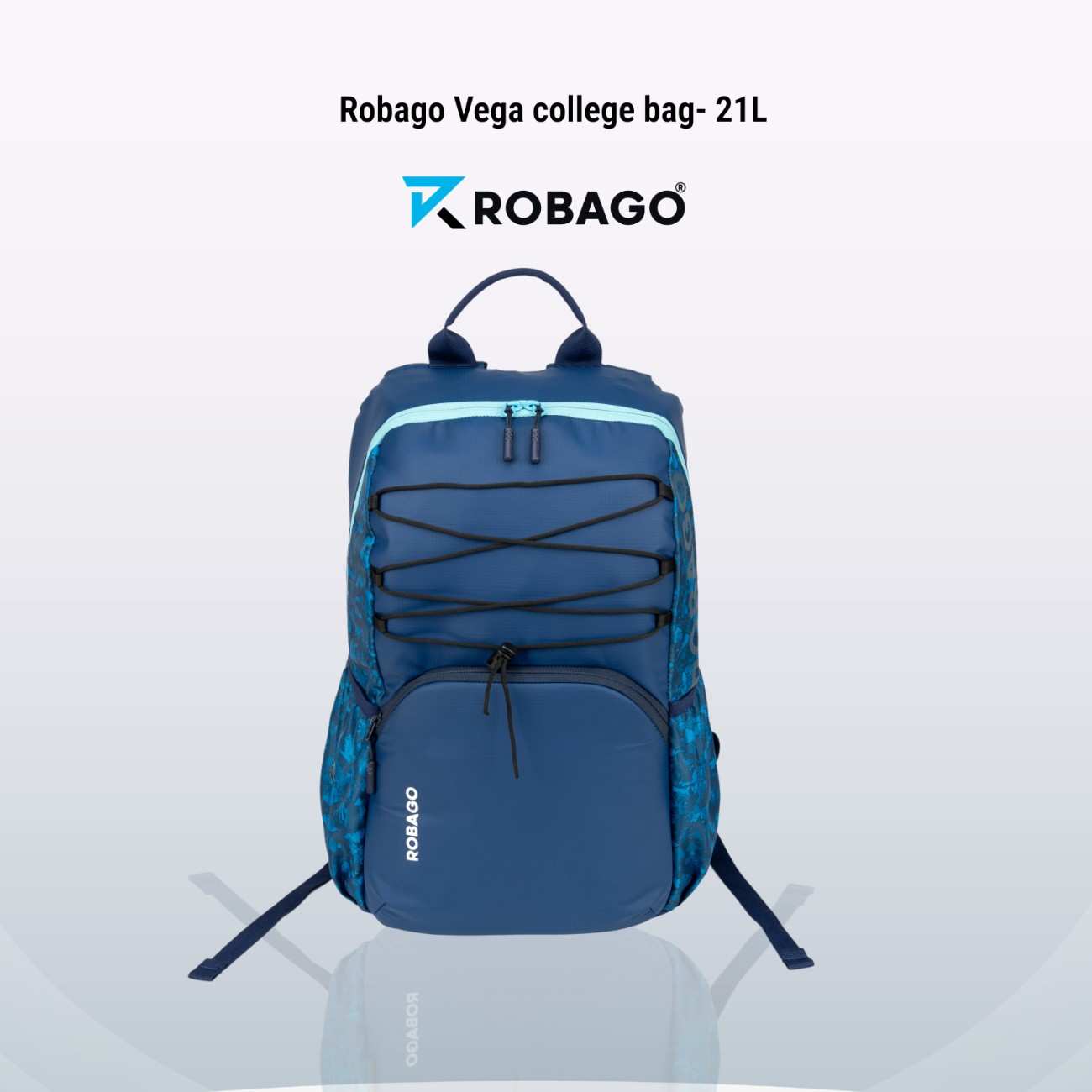 Robago Vega-21L Blue Backpack Material-Polyester
