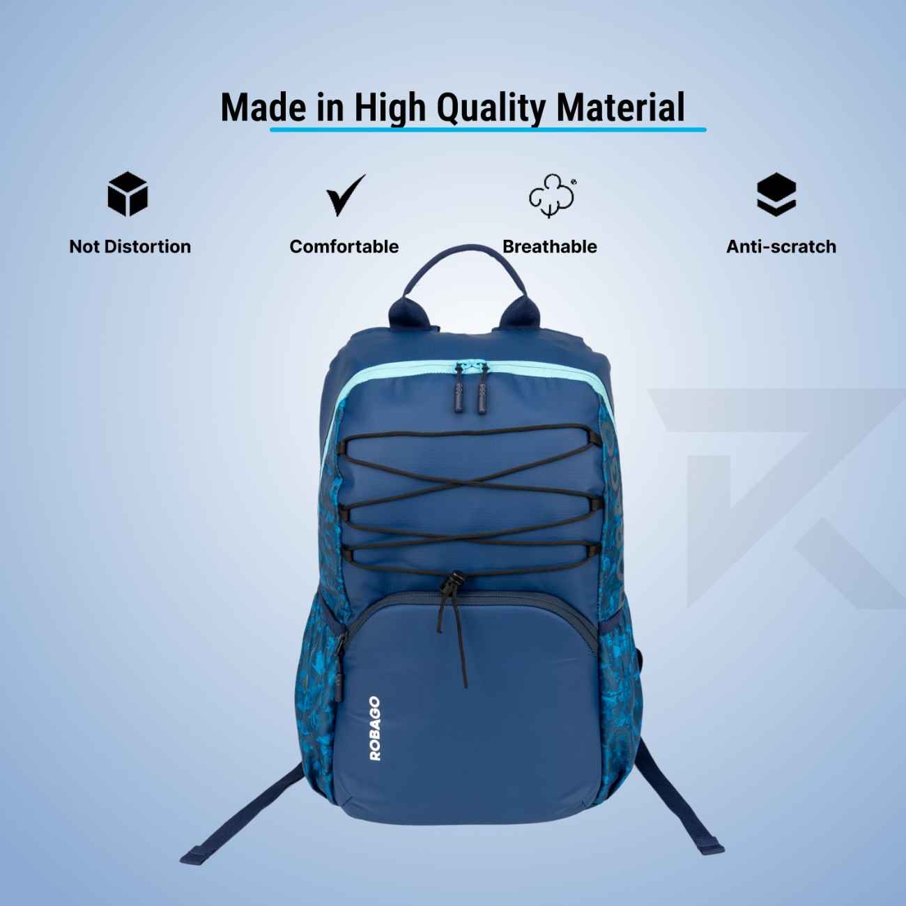 Robago Vega-21L Blue Backpack Material-Polyester