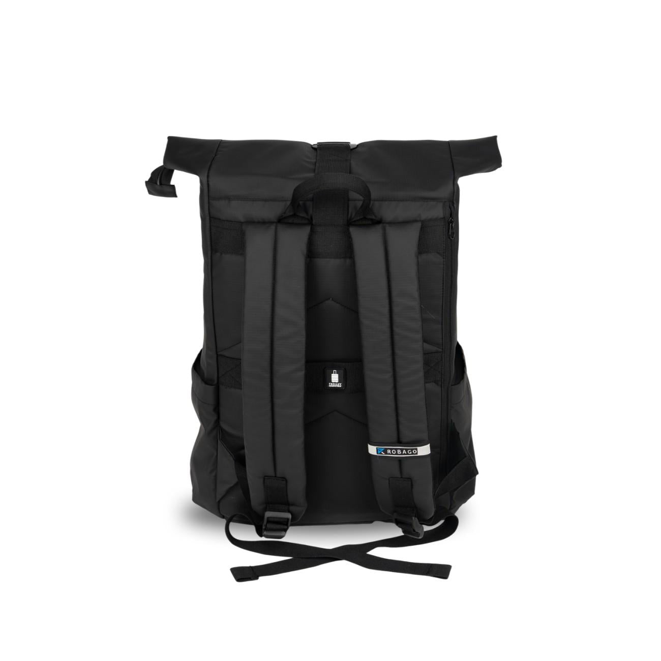 Robago Flap Nexo-  38 L Black Laptop backpack  Material-Polyester