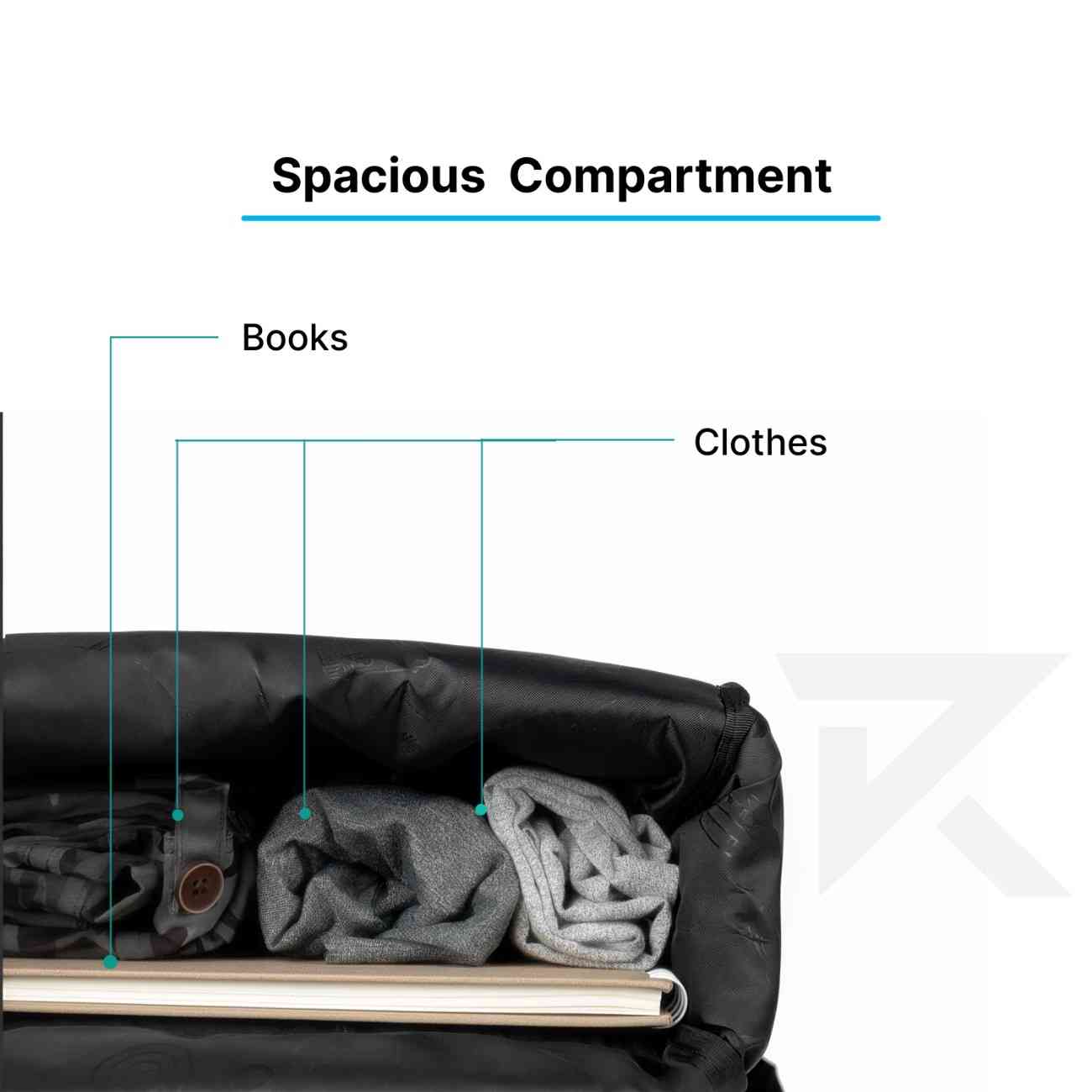 Robago Flap Nexo-  38 L Blue Laptop backpack Material-Polyester