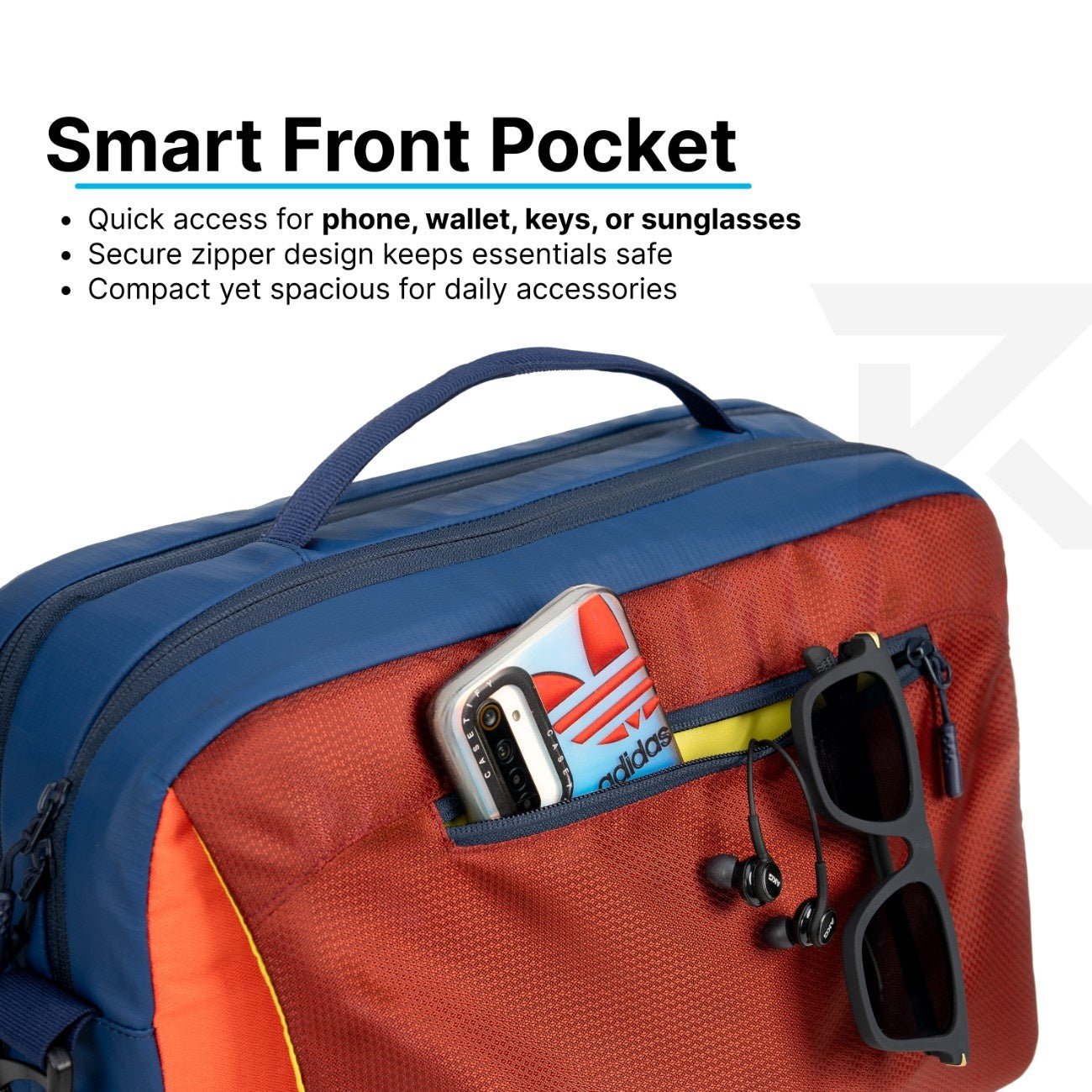 Robago Knox ornage executive bag-16L Material-Polyester